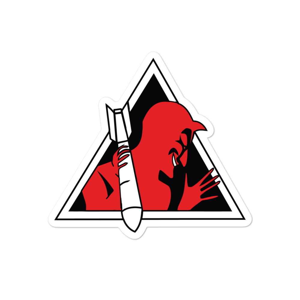 Red Devil Zap stickers