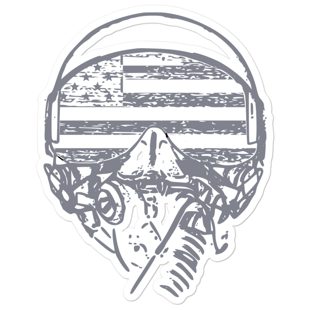 American Aviator Zap sticker