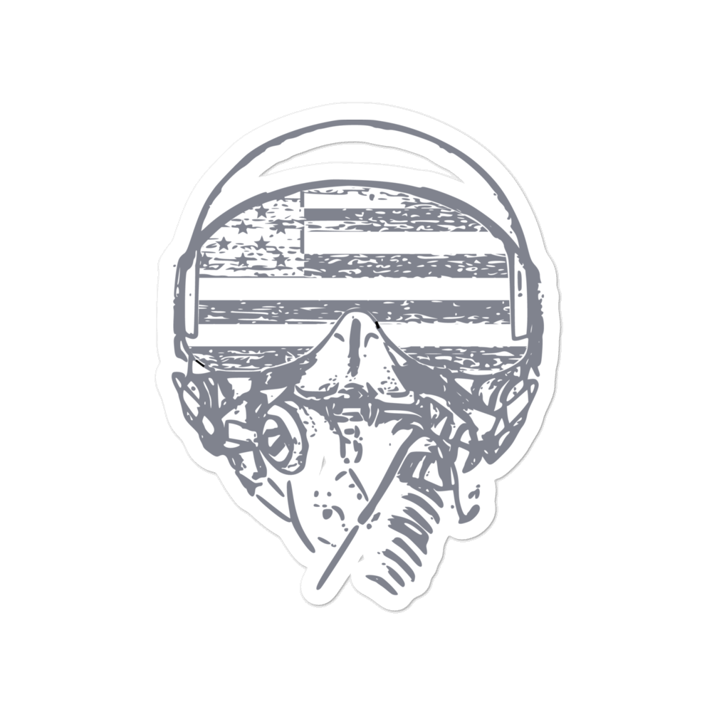 American Aviator Zap sticker
