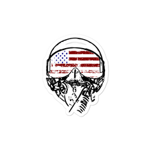 Load image into Gallery viewer, American Aviator Flag Zap sticker