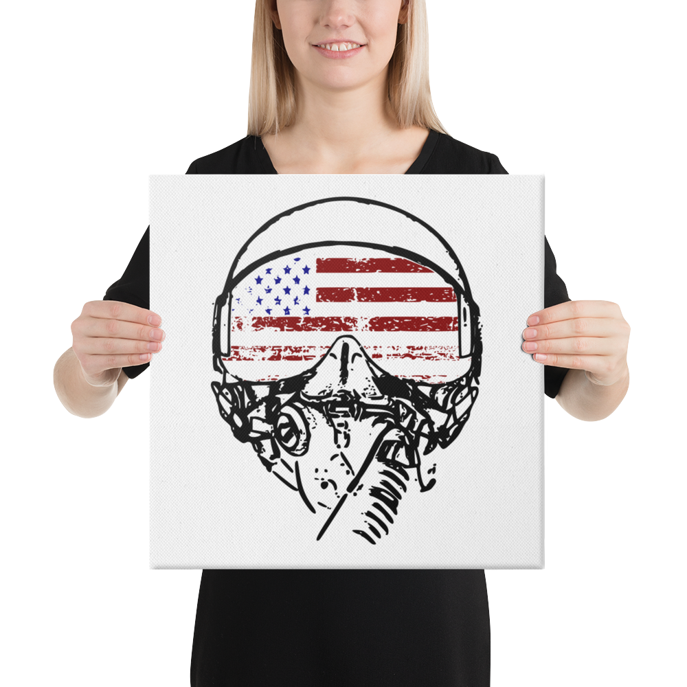 American Aviator Flag Canvas