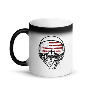 Matte Black Magic AMERICAN AVIATOR Mug