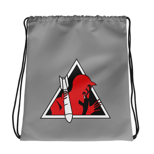 Red Devil Drawstring bag