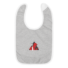 Load image into Gallery viewer, Red Devil Embroidered Baby Bib