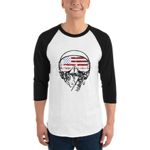 Load image into Gallery viewer, American Aviator Flag 3/4 Raglan