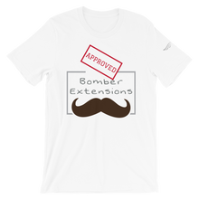 Load image into Gallery viewer, Mustache Bomber Extensions Approved Tee