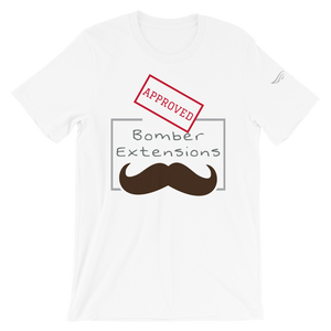 Mustache Bomber Extensions Approved Tee