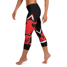 Load image into Gallery viewer, Red Devil Capri Leggings