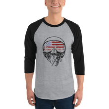 Load image into Gallery viewer, American Aviator Flag 3/4 Raglan