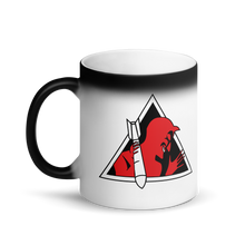 Load image into Gallery viewer, Red Devil Matte Black Magic Mug