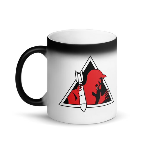 Red Devil Matte Black Magic Mug