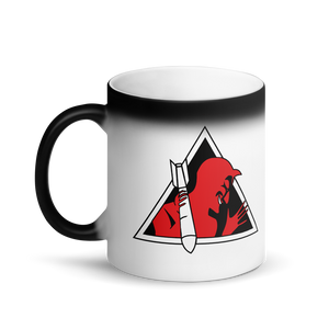 Red Devil Matte Black Magic Mug