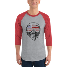 Load image into Gallery viewer, American Aviator Flag 3/4 Raglan