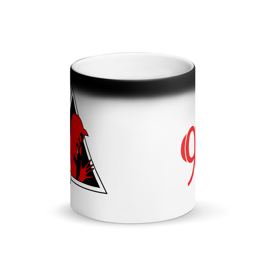 Red Devil Matte Black Magic Mug