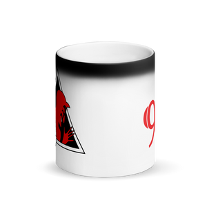 Red Devil Matte Black Magic Mug