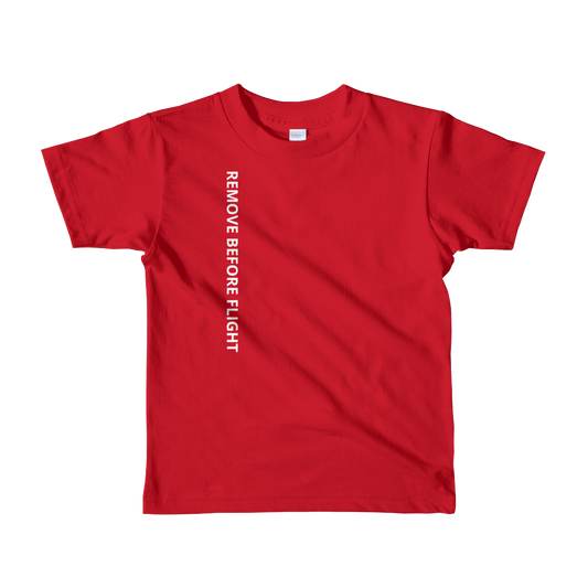 Kids Remove Before Flight Tee