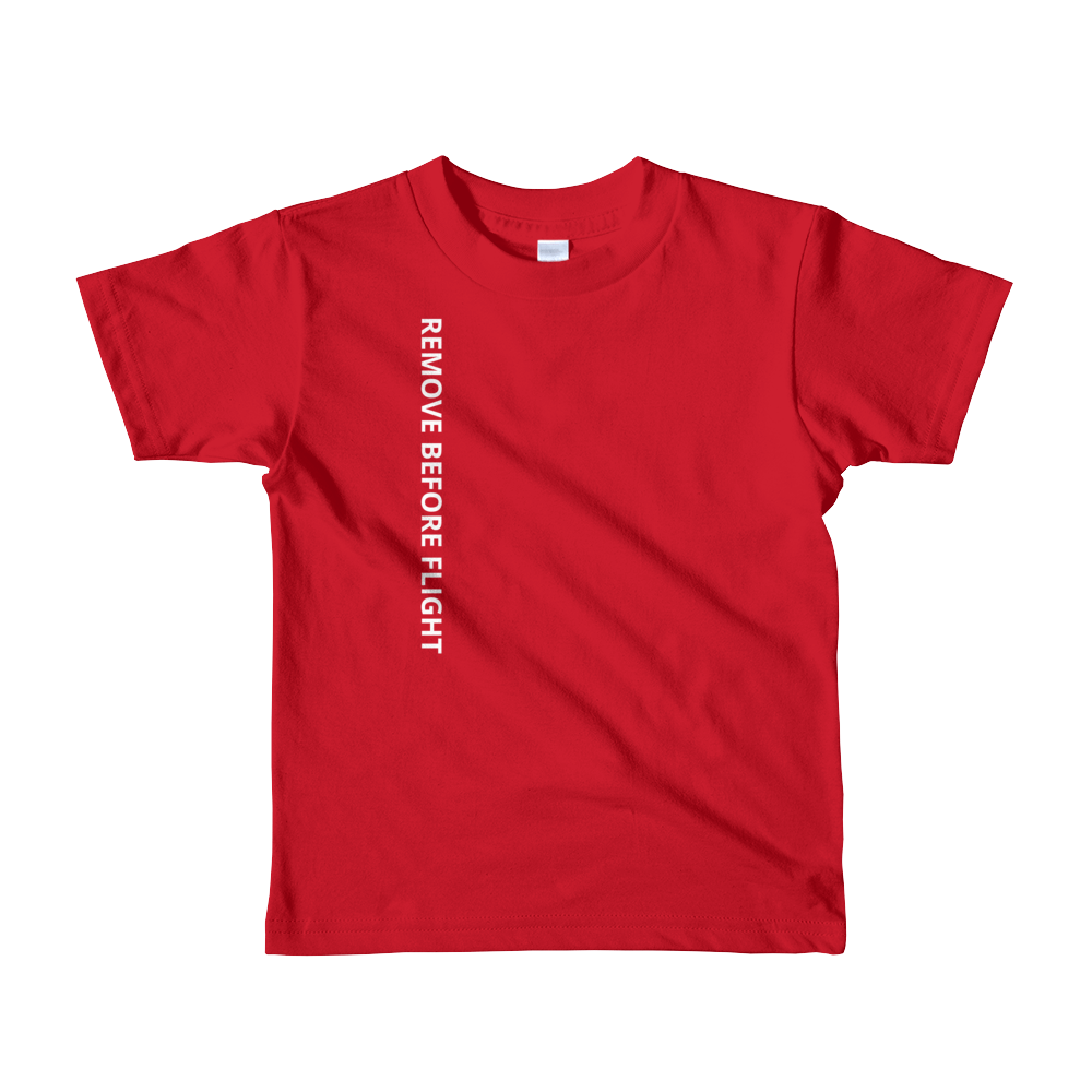 Kids Remove Before Flight Tee