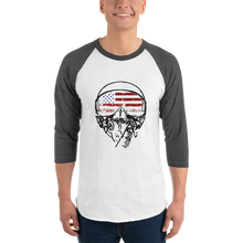 Load image into Gallery viewer, American Aviator Flag 3/4 Raglan