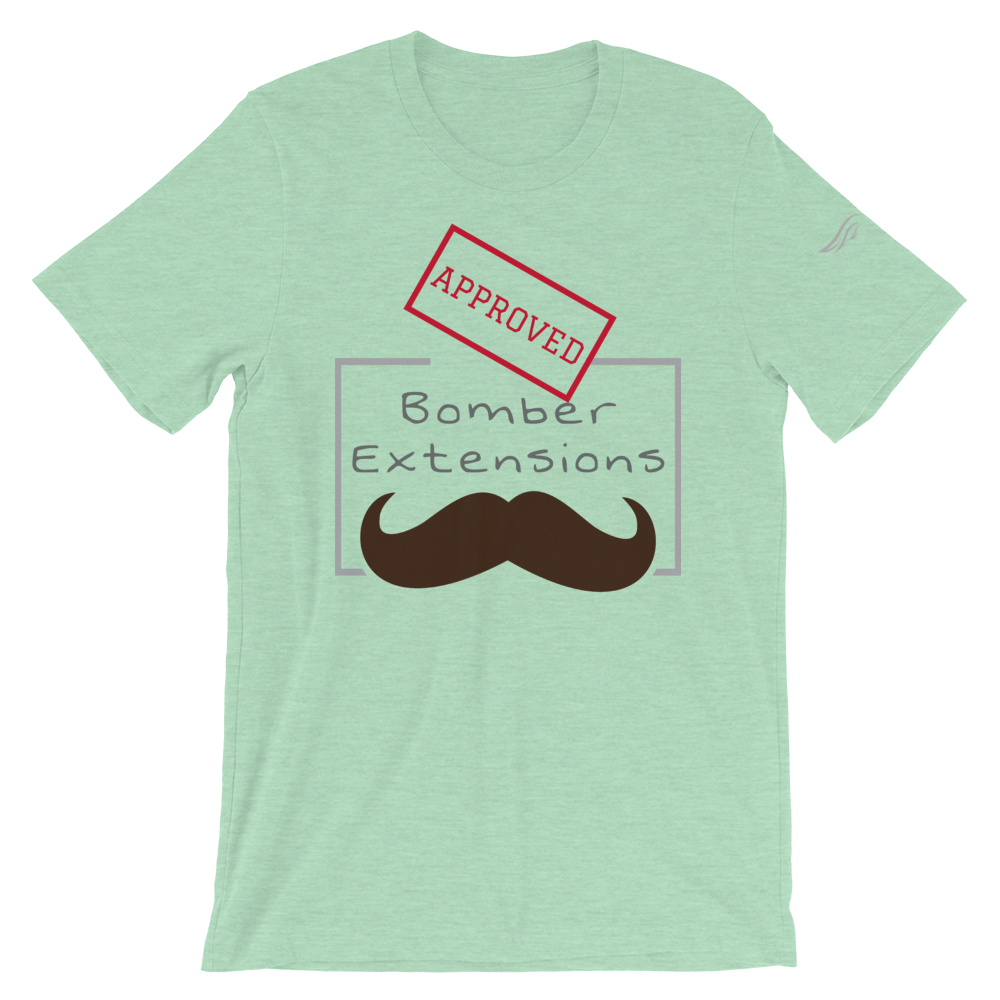 Mustache Bomber Extensions Approved Tee