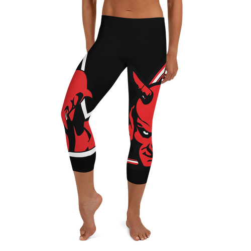 Red Devil Capri Leggings