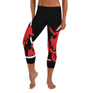 Red Devil Capri Leggings