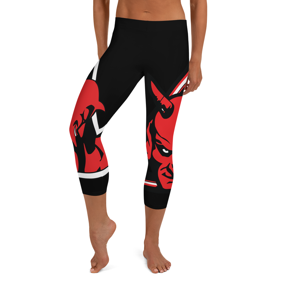 Red Devil Capri Leggings