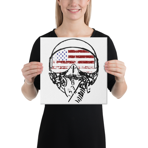 American Aviator Flag Canvas